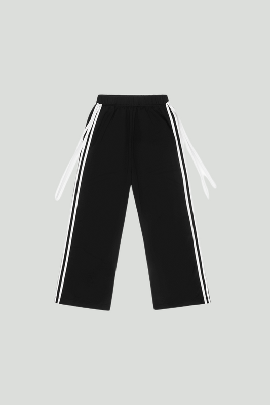 BOW JOGGER IN JERSEY BLACK
